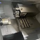 全新未用广州加盟子HK45L斜轨数控车床，伺服主轴.